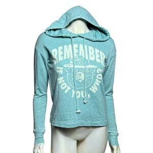 Smokey Bear "Remember - If Not You, Who?" Mint Green Hooded XS Forest Service